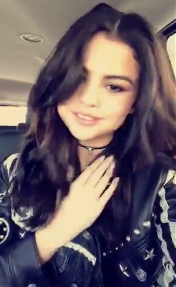 Check out Selena Gomez's Snapchat username
